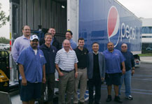 在可口可樂公司采購 鐵臂小金剛交貨現(xiàn)場(chǎng)